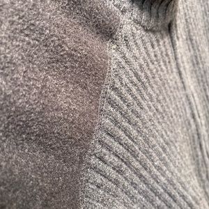 Weatherproof gray zip up sweater
